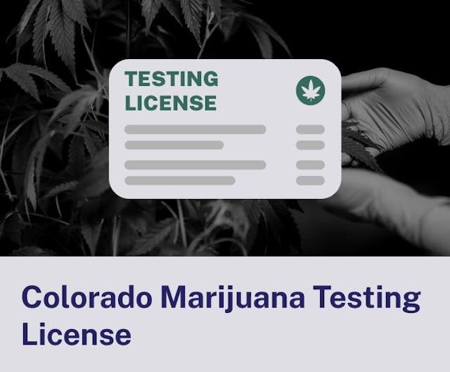 Colorado Marijuana Testing License